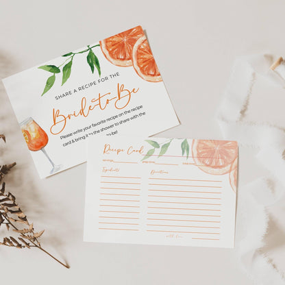 Love at First Spritz Recipe Card