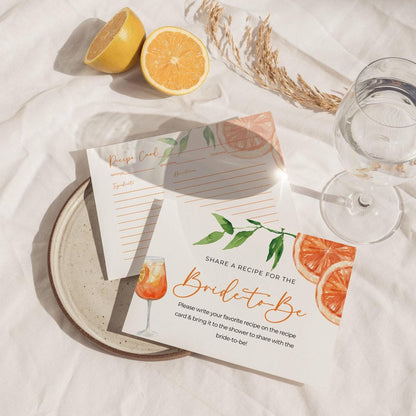 Love at First Spritz Recipe Card