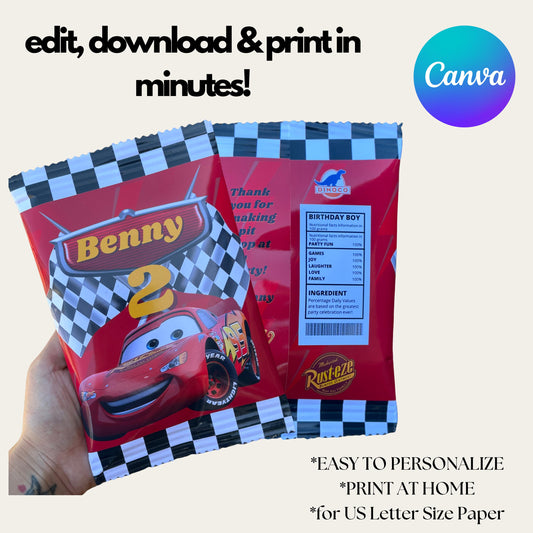 Cars - Custom Chip Bag